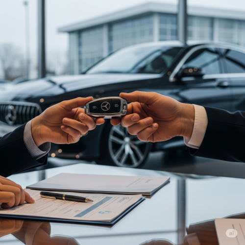 Xe đứng tên người thân, có vay được không?